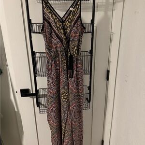 Xhilaration Floral and Geometric Print Dress
